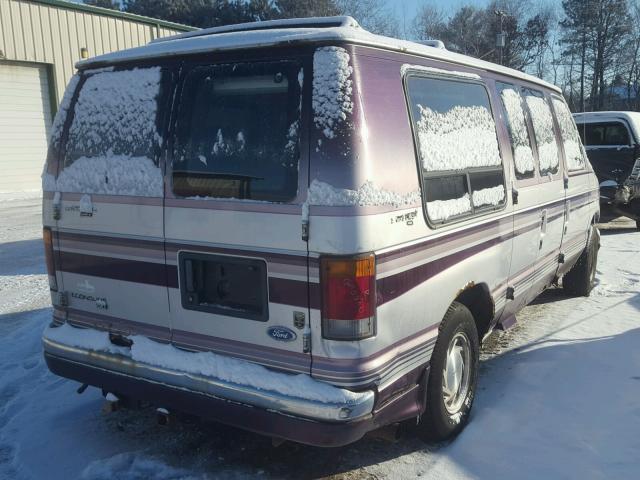 1FDEE14H8RHA74256 - 1994 FORD ECONOLINE PURPLE photo 4