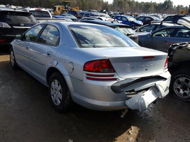 1B3EJ46X01N627401 - 2001 DODGE STRATUS SE BLUE photo 3