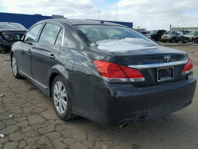 4T1BK3DB5BU395414 - 2011 TOYOTA AVALON BAS BROWN photo 3