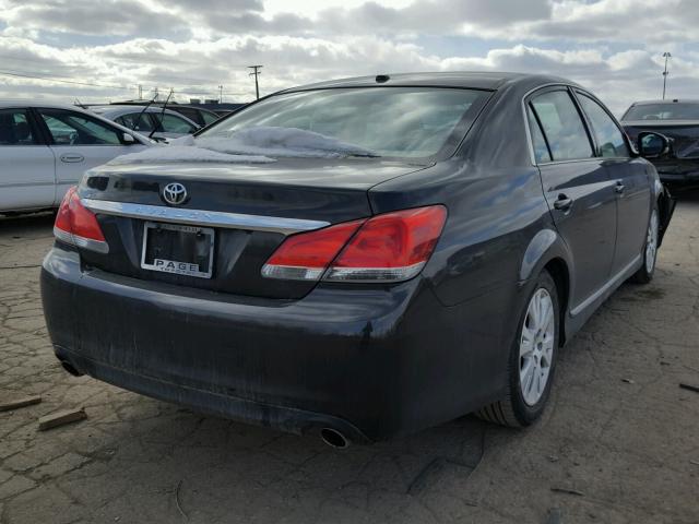 4T1BK3DB5BU395414 - 2011 TOYOTA AVALON BAS BROWN photo 4