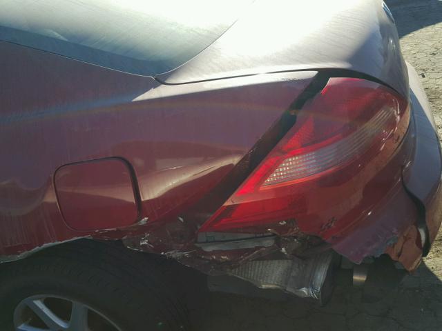 1HGCM82623A011616 - 2003 HONDA ACCORD EX RED photo 9