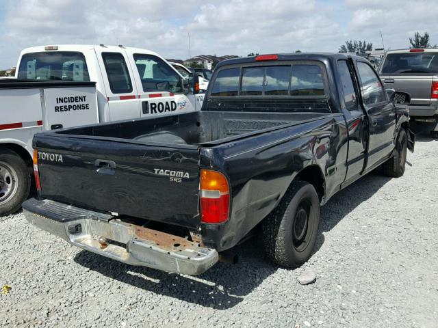 4TAVL52N3WZ064293 - 1998 TOYOTA TACOMA XTR BLACK photo 4