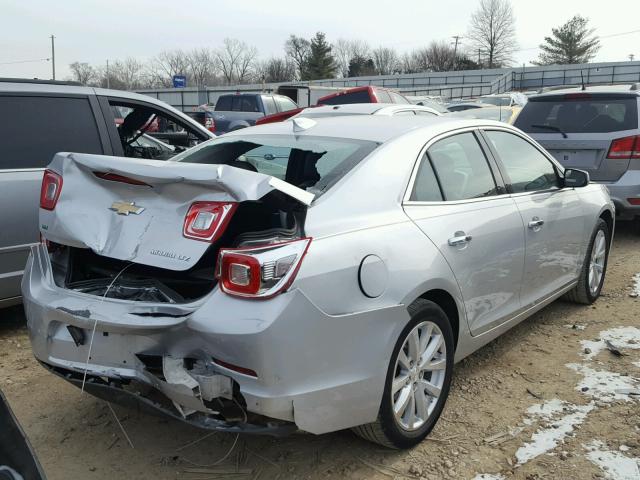 1G11E5SA9GF133865 - 2016 CHEVROLET MALIBU LIM SILVER photo 4