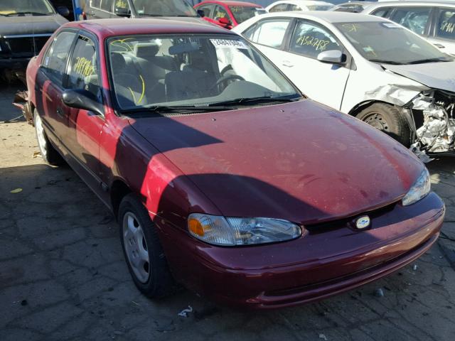 1Y1SK5286YZ426295 - 2000 CHEVROLET GEO PRIZM 勃艮第红 照片 1