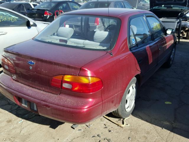 1Y1SK5286YZ426295 - 2000 CHEVROLET GEO PRIZM 勃艮第红 照片 4
