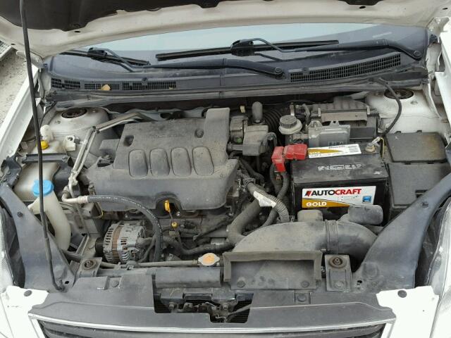 3N1AB6AP3CL749592 - 2012 NISSAN SENTRA 2.0 WHITE photo 7