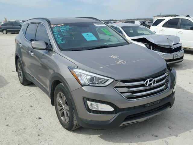 5XYZU3LB4EG192745 - 2014 HYUNDAI SANTA FE S GRAY photo 1