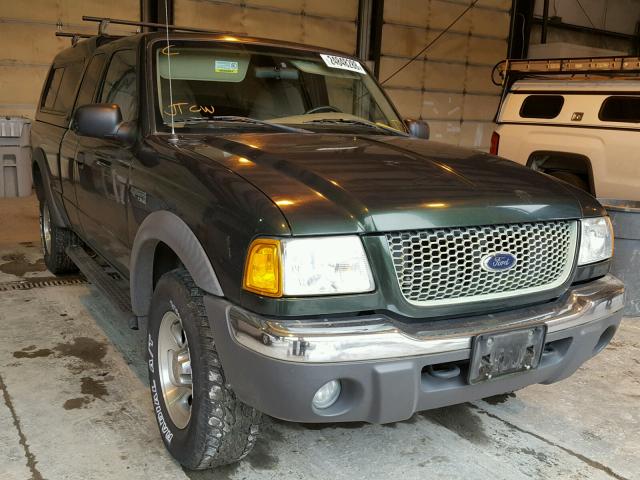 1FTZR15E11TA58965 - 2001 FORD RANGER SUP GREEN photo 1