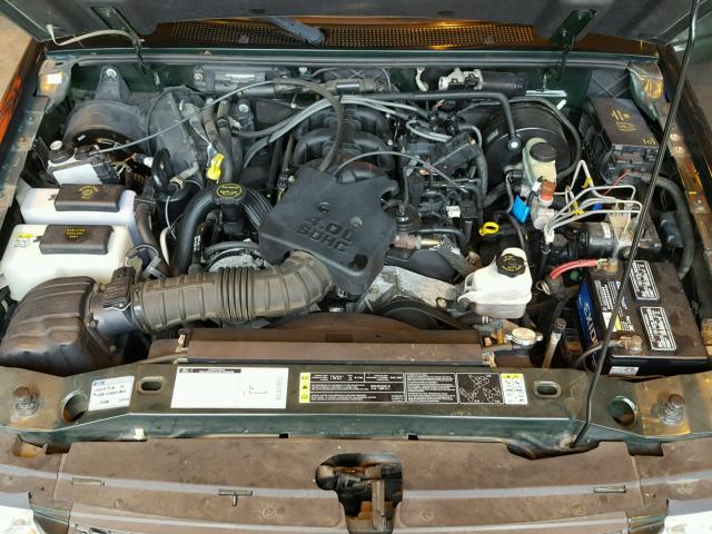 1FTZR15E11TA58965 - 2001 FORD RANGER SUP GREEN photo 7