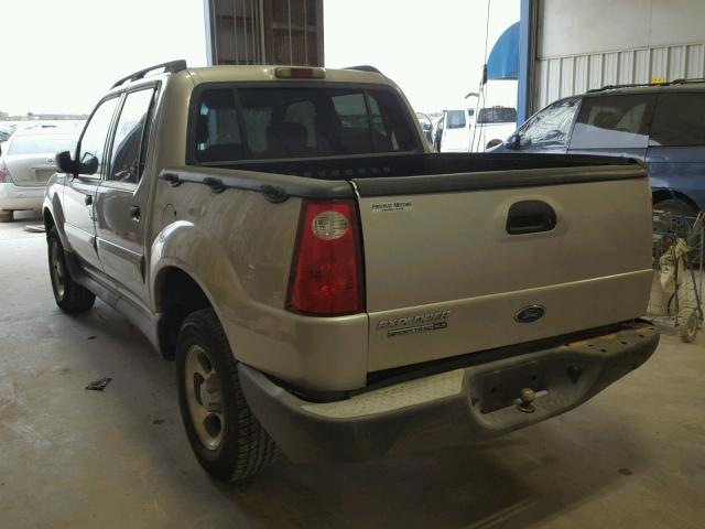 1FMZU67K04UB59570 - 2004 FORD EXPLORER S SILVER photo 3