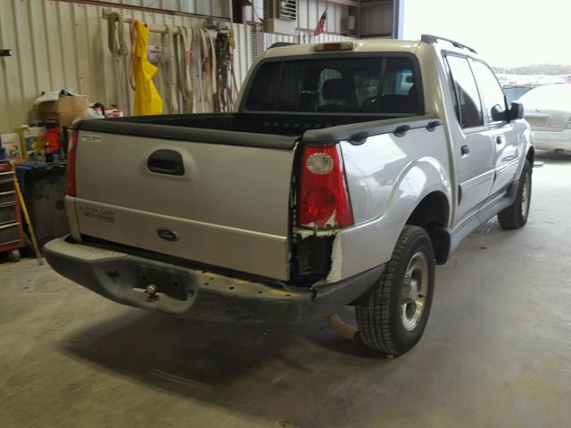 1FMZU67K04UB59570 - 2004 FORD EXPLORER S SILVER photo 4