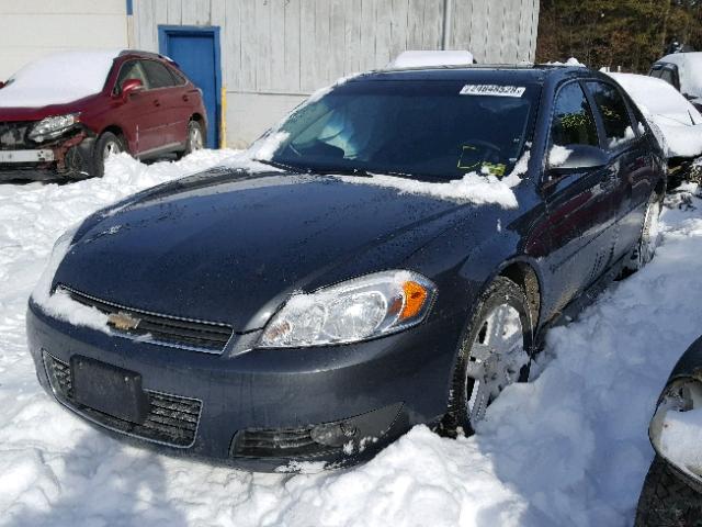 2G1WB5EK4A1266745 - 2010 CHEVROLET IMPALA LT GRAY photo 2