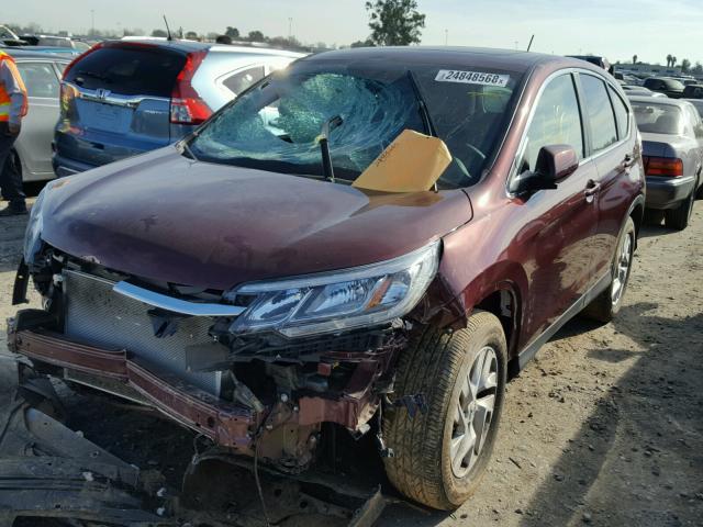 2HKRM4H51GH723226 - 2016 HONDA CR-V EX BURGUNDY photo 2