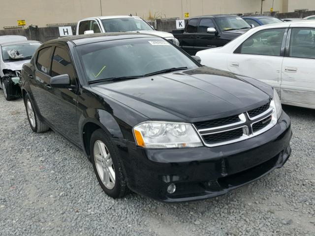 1C3CDZCB6DN619833 - 2013 DODGE AVENGER SX BLACK photo 1