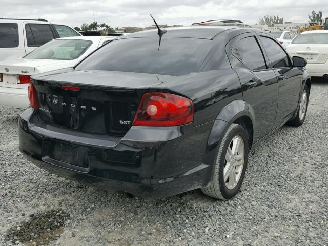 1C3CDZCB6DN619833 - 2013 DODGE AVENGER SX BLACK photo 4