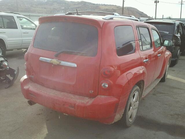 3GNDA33P58S533949 - 2008 CHEVROLET HHR LT RED photo 4