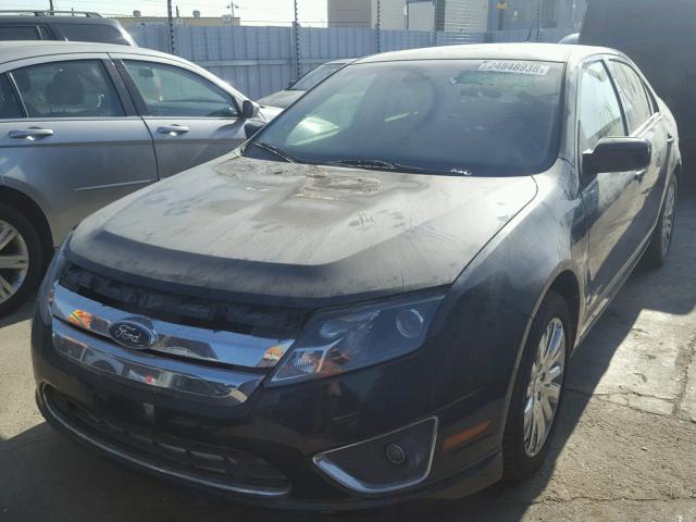 3FADP0L39BR329565 - 2011 FORD FUSION HYB BLACK photo 2