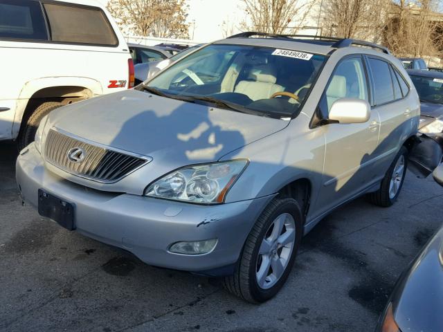 2T2HA31U46C095983 - 2006 LEXUS RX 330 SILVER photo 2