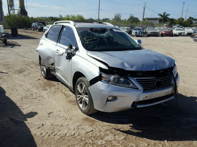 2T2ZK1BAXFC182880 - 2015 LEXUS RX 350 SILVER photo 1