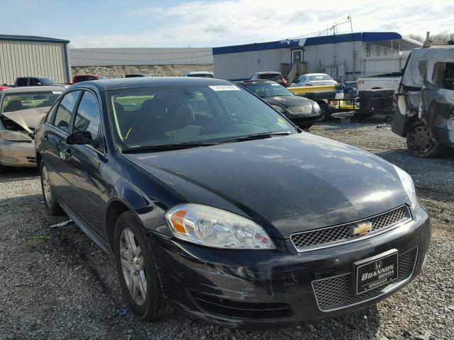 2G1WG5E31C1124639 - 2012 CHEVROLET IMPALA LT BLACK photo 1