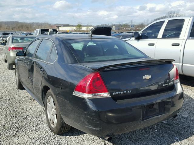 2G1WG5E31C1124639 - 2012 CHEVROLET IMPALA LT BLACK photo 3