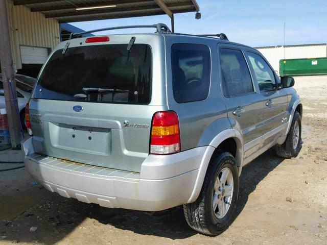 1FMYU95H56KC15716 - 2006 FORD ESCAPE HEV TWO TONE photo 4