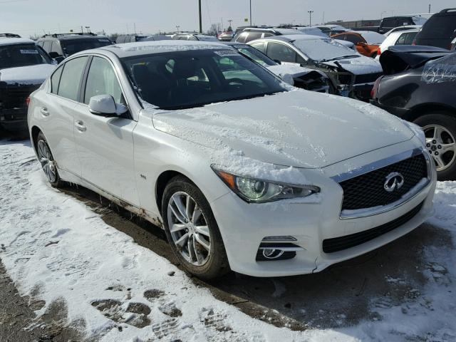 JN1EV7AP7HM737621 - 2017 INFINITI Q50 PREMIU WHITE photo 1