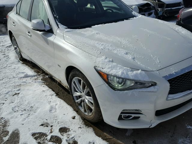 JN1EV7AP7HM737621 - 2017 INFINITI Q50 PREMIU WHITE photo 9