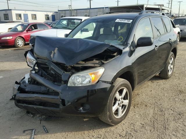 JTMZD33V676024654 - 2007 TOYOTA RAV4 BLACK photo 2