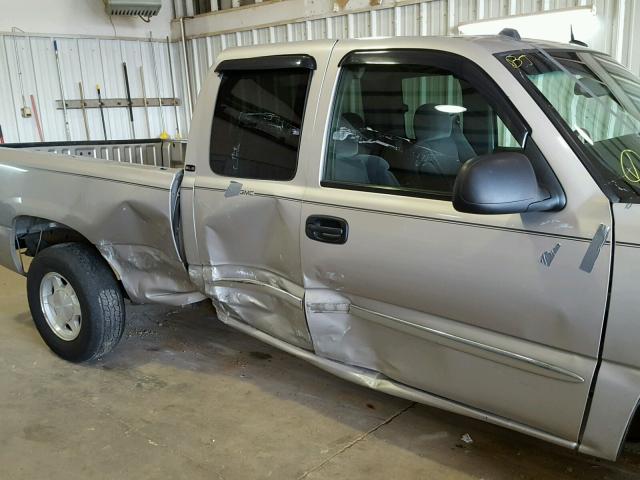 2GTEC19T641266293 - 2004 GMC NEW SIERRA TAN photo 9