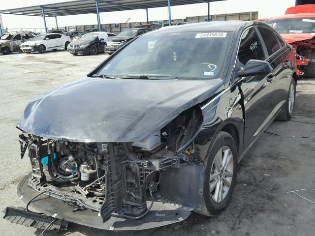 5NPE24AF3GH278575 - 2016 HYUNDAI SONATA SE BLACK photo 2