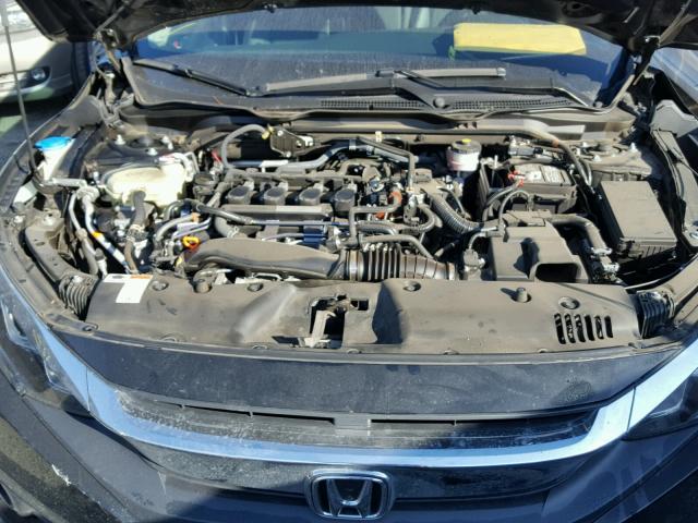 19XFC1F7XGE215706 - 2016 HONDA CIVIC EXL BLACK photo 7