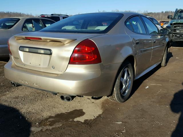 2G2WP522441328781 - 2004 PONTIAC GRAND PRIX TAN photo 4