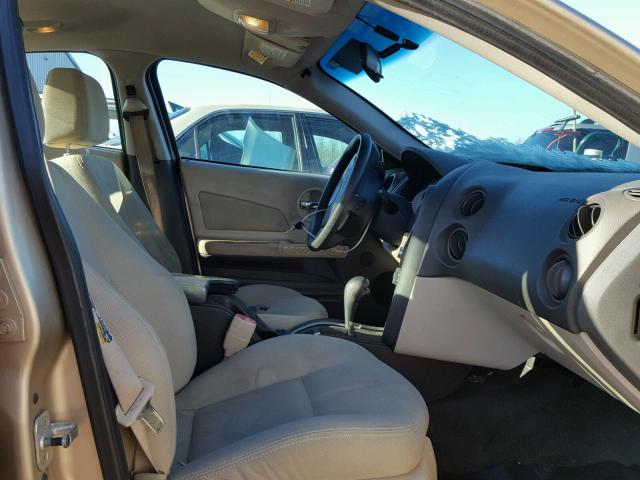2G2WP522441328781 - 2004 PONTIAC GRAND PRIX TAN photo 5
