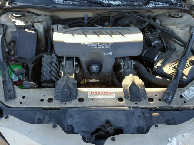 2G2WP522441328781 - 2004 PONTIAC GRAND PRIX TAN photo 7