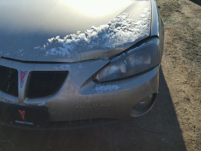 2G2WP522441328781 - 2004 PONTIAC GRAND PRIX TAN photo 9
