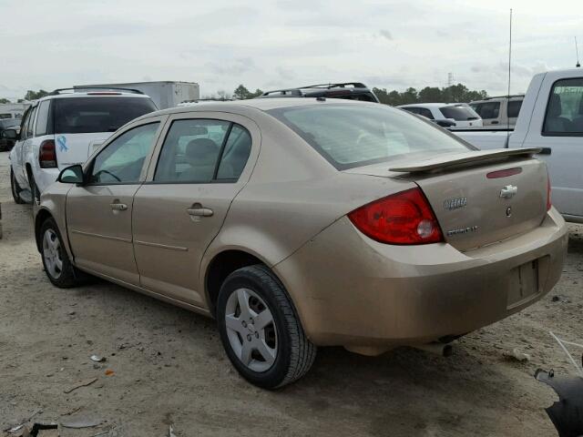 1G1AL58F187300711 - 2008 CHEVROLET COBALT LT GOLD photo 3