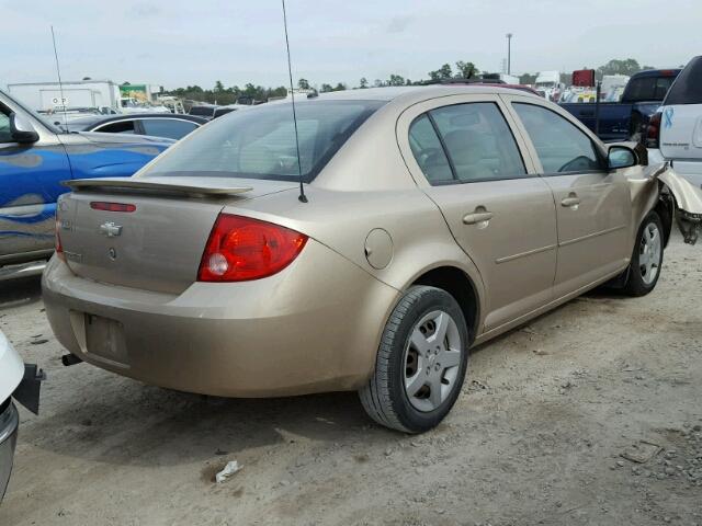 1G1AL58F187300711 - 2008 CHEVROLET COBALT LT GOLD photo 4