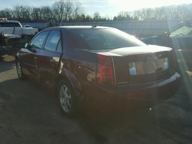 1G6DM57T370120441 - 2007 CADILLAC CTS RED photo 3