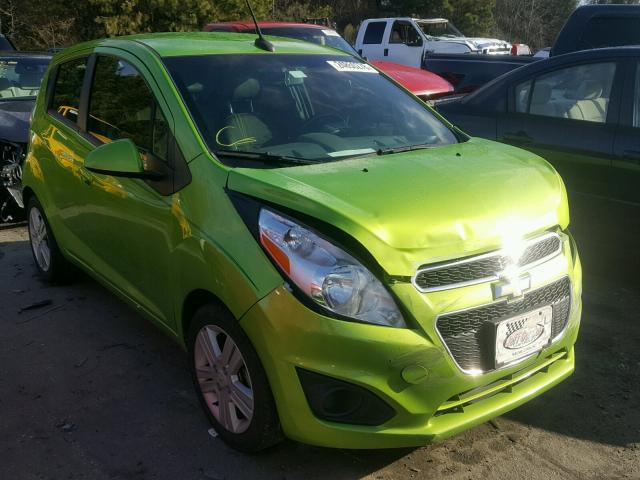 KL8CB6S93EC521962 - 2014 CHEVROLET SPARK LS GREEN photo 1