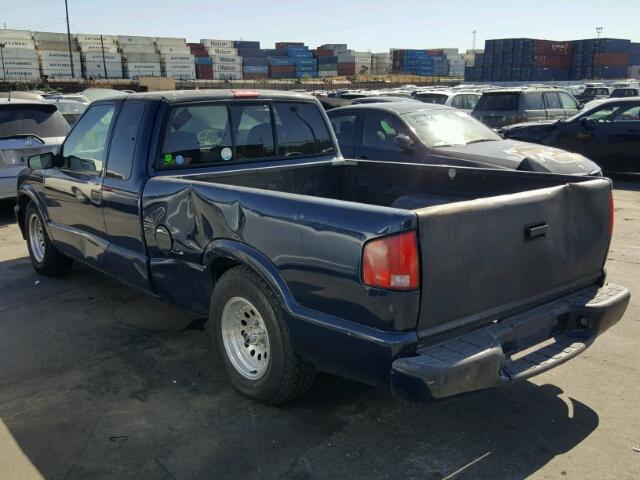 1GCCS19W818184739 - 2001 CHEVROLET S TRUCK S1 BLUE photo 3