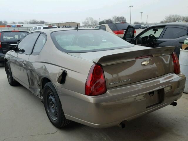 2G1WK151469308839 - 2006 CHEVROLET MONTE CARL BROWN photo 3