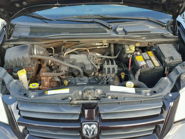 2D4RN4DE9AR350324 - 2010 DODGE GRAND CARA BROWN photo 7