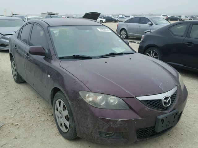 JM1BK12F671614520 - 2007 MAZDA 3 I PURPLE photo 1