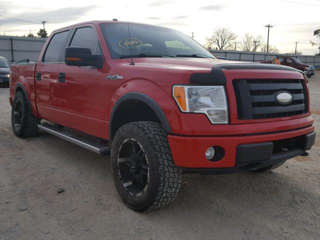 1FTPW14V59FA11644 - 2009 FORD F150 SUPER RED photo 1