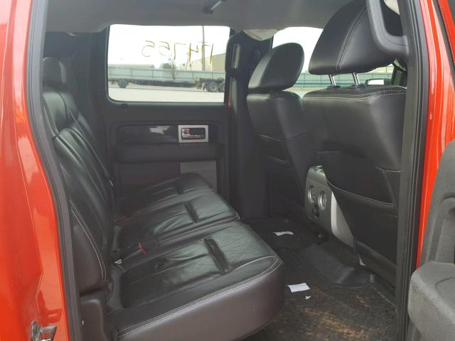 1FTPW14V59FA11644 - 2009 FORD F150 SUPER RED photo 6