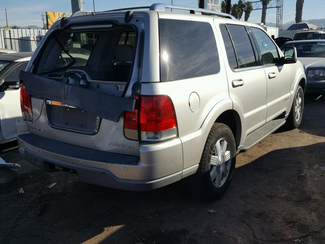 5LMEU68H05ZJ17161 - 2005 LINCOLN AVIATOR 银色 照片 4