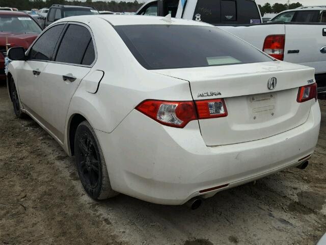 JH4CU26629C008281 - 2009 ACURA TSX WHITE photo 3