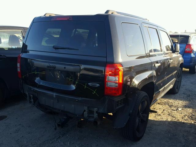 1C4NJPBA3ED703626 - 2014 JEEP PATRIOT SP BLACK photo 4