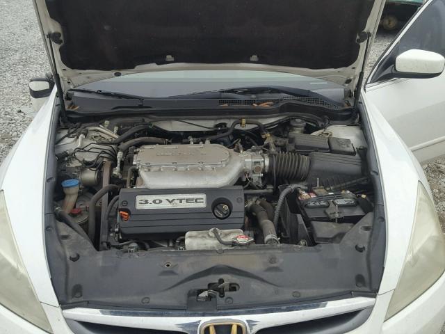 1HGCM66536A075240 - 2006 HONDA ACCORD EX WHITE photo 7